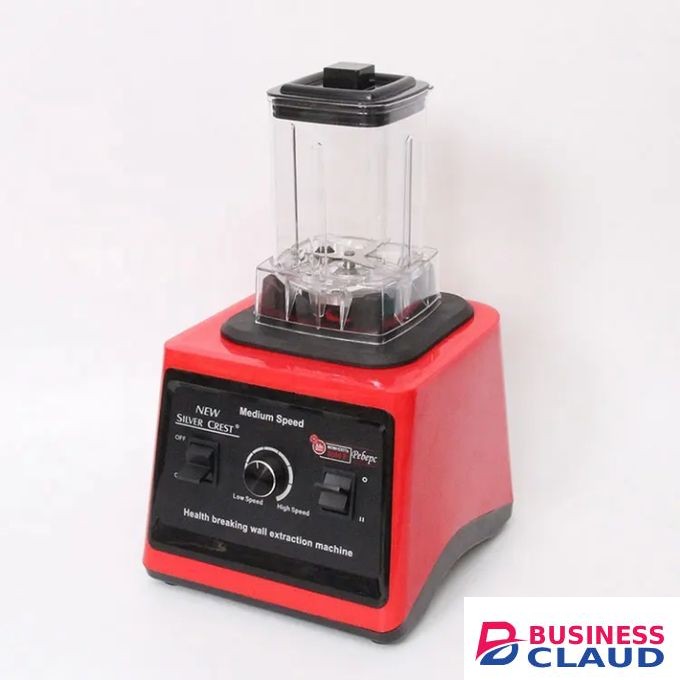 SILVER CREST Commercial Blender 4L 2in1 Blender With Grinder 10000watts Powerful Commercial Blender
