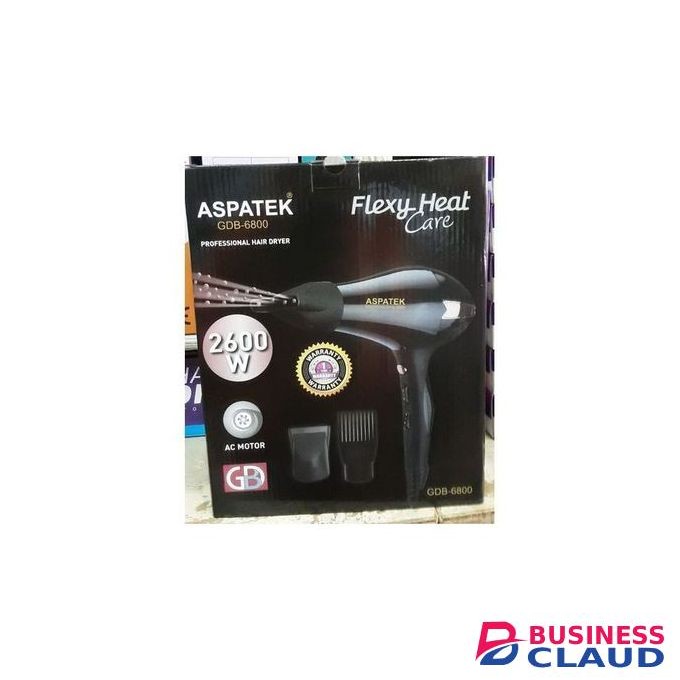 ASPATEK Professional Hair Dryer Blow Dryer For Salon 2600 W (Turbo)