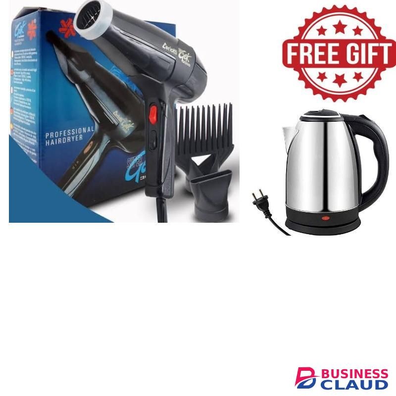 Gek Professional Hair Dryer - Super 3000//free kettle