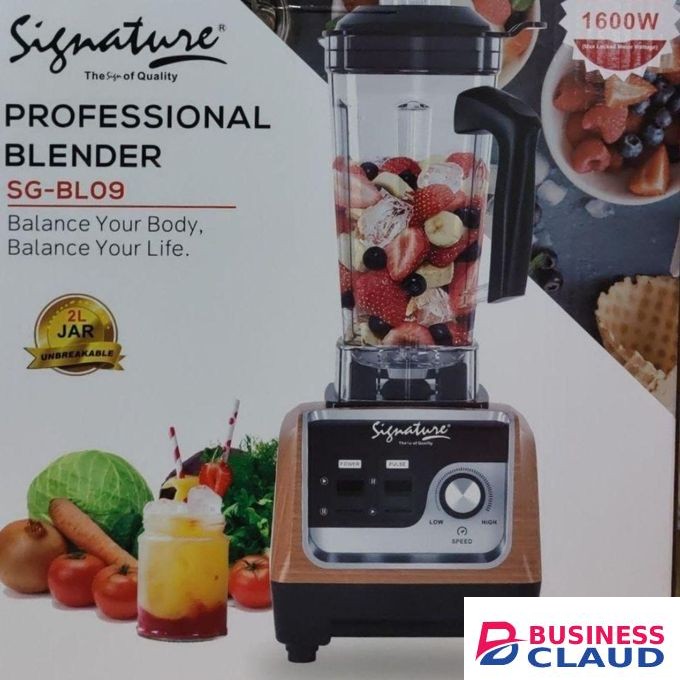 Signature Commercial Blender or Professional Blender for Business Use or Home Use