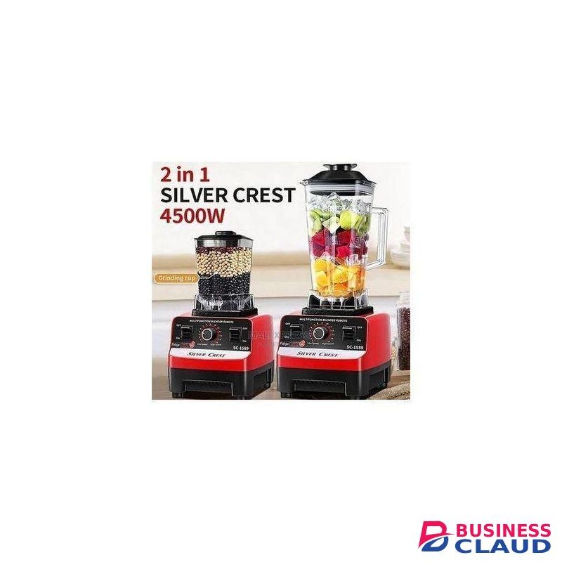 SILVERCREST GERMANY 2 in 1 Heavy duty Commercial Blender Double Jar Blender and Grinder