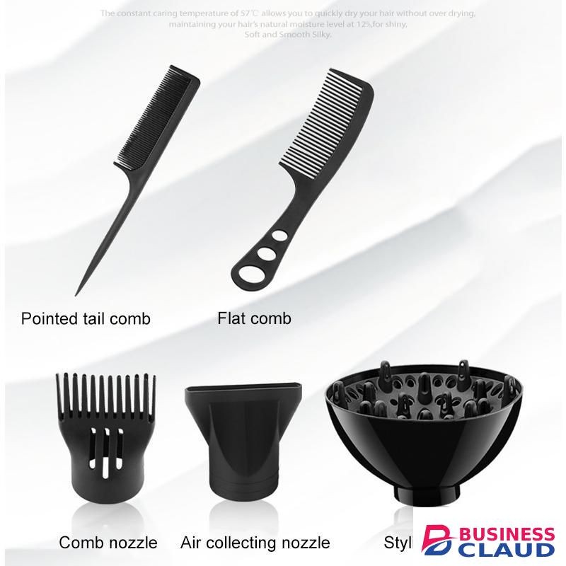Deliya Hair Blow Dryer 2200W Hair Dryer+5 Gifts Flat Iron Hair Straightener Professional.