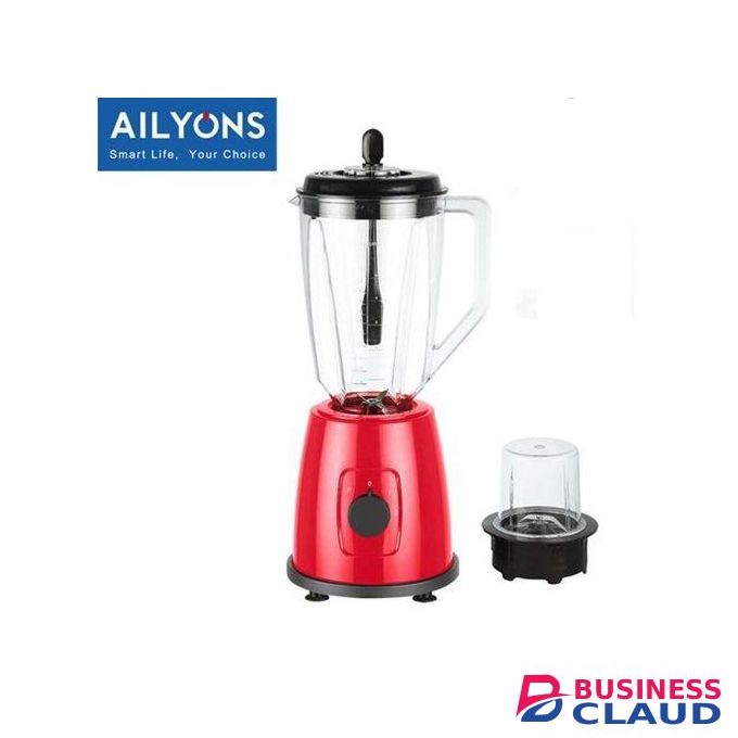AILYONS 2In1 blender With 1.5L Blender & Grinder Machine- RED -recommended