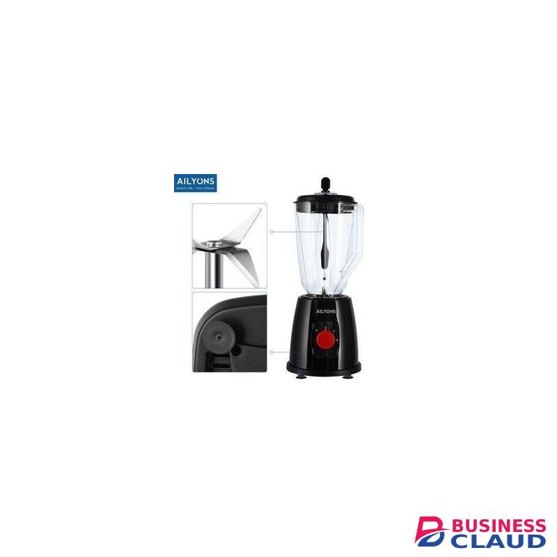 AILYONS 2In1 Blender With 1.5L Blender & Grinder Machine- Black -recommended