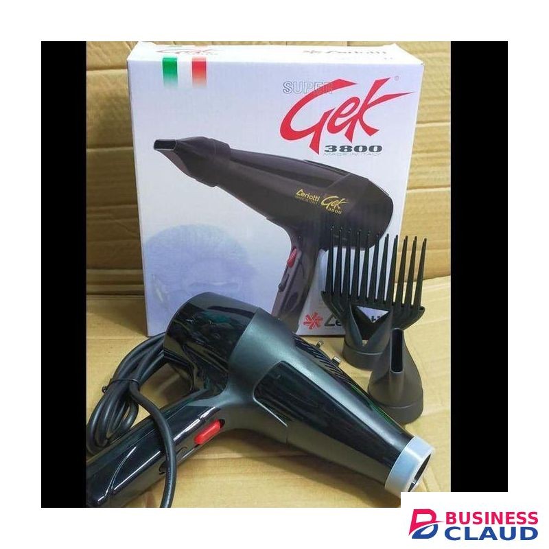 Sokany Gek Ceriotti Original Hair Dryer Blow Dry 3800 Straightener