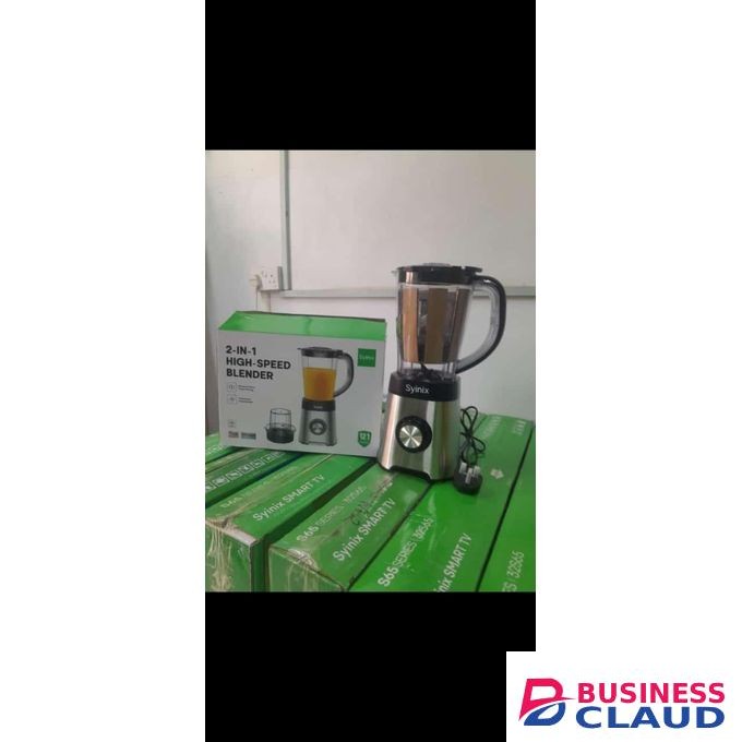 Synix Syinix Blender 2 In 1 Blender 1.5ltrs Stainless Steel Motor