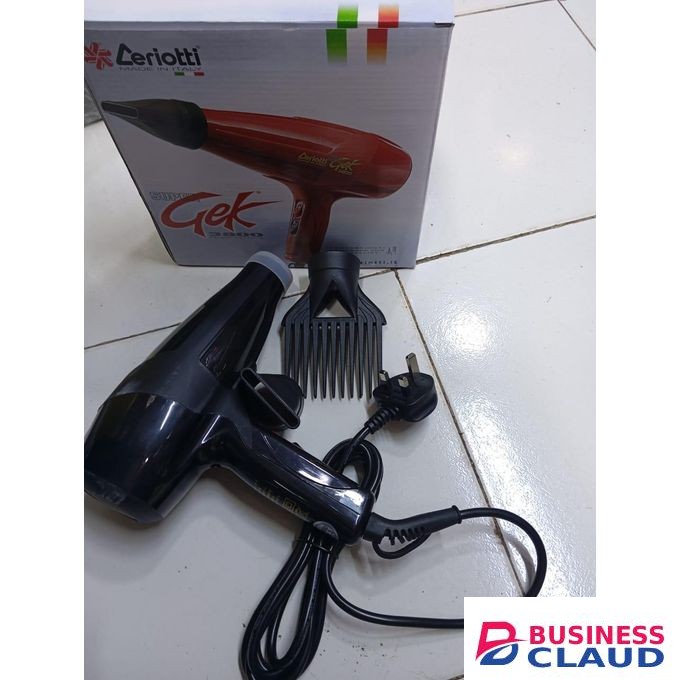 Ceriotti Super Gek 2500 Professional Hair Dryer – High-Performance Salon-Grade Blow Dryer