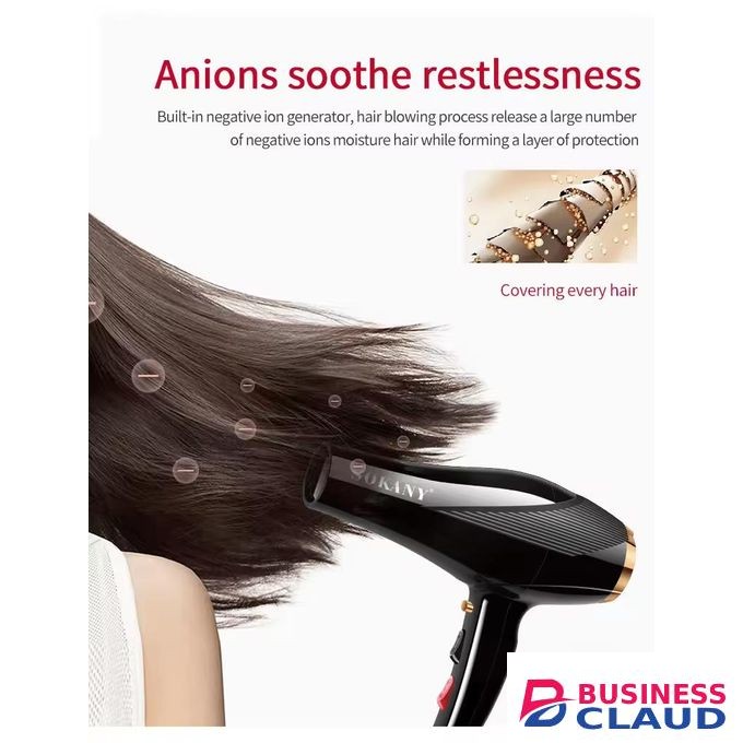 Sokany Salon and home Professional Ionic Hair Dryer for Salon - 2600W Powerful Blow Dryer