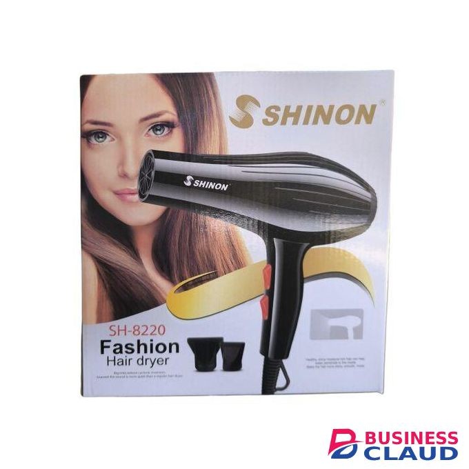 Shinon Professional Hair Dryer 2-Speed, 3-Heat Setting With Nozzles & Combs