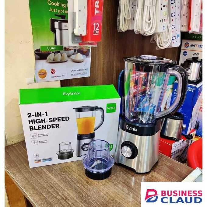 Syinix Powerful High-Speed 2 in 1 Blender(1.5ltrs)