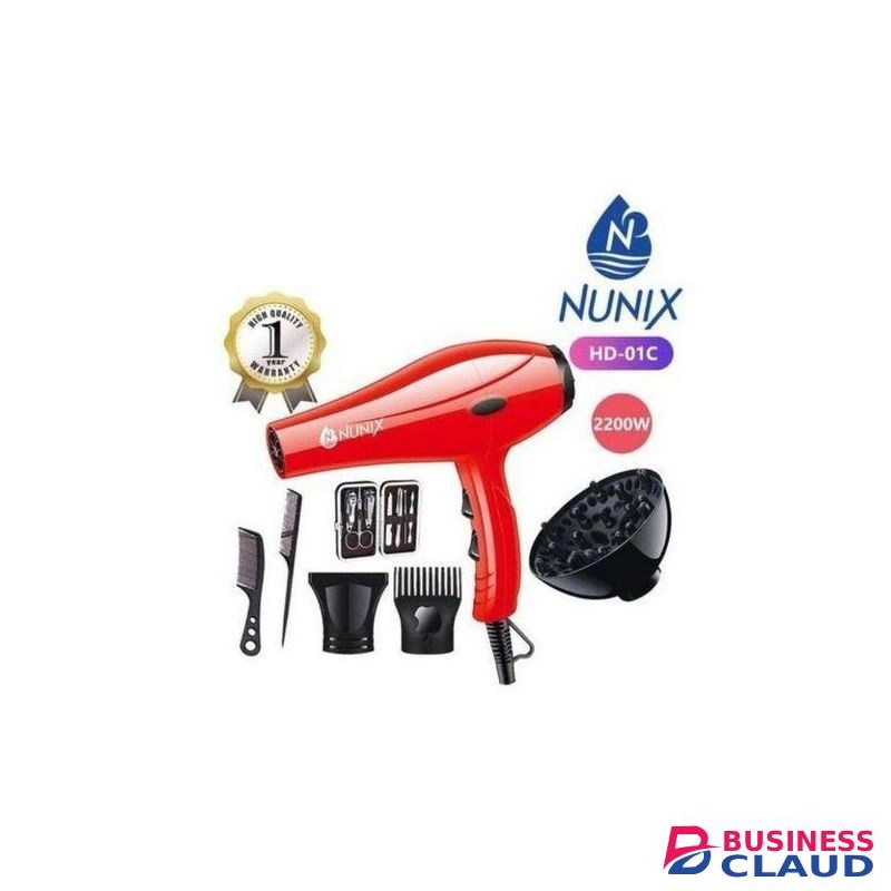 Nunix Hair dryer with accessories