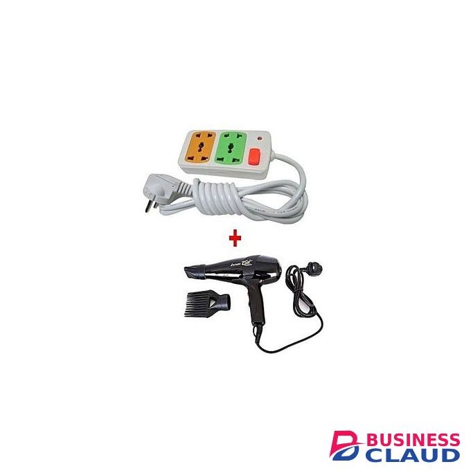 Ceriotti Professional Hair Dryer GEK-3000-Blow Dryer+Free Extension Cable