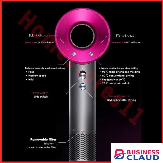 Professinal Leafless Hair Dryer Negative Hair Care Quick Dry Home Powerful Hairdryer/ Blow Dryer