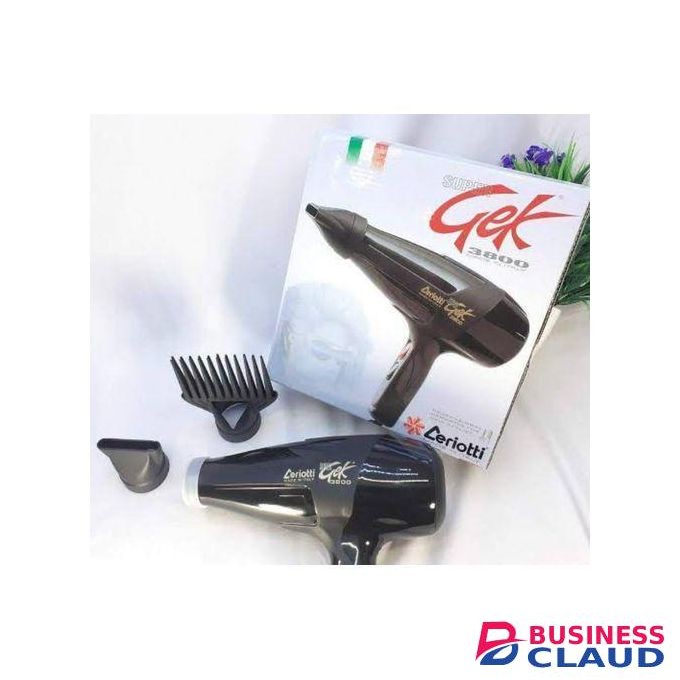 Ceriotti Super GEK 3800 Professional Hair Dryer – Commercial Grade, High-Power Blow Dryer