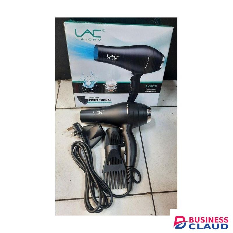 Lac Hot & Cold Blow Dry Machine. 2200W L-9010 Hair Dryer + nozzle +combs