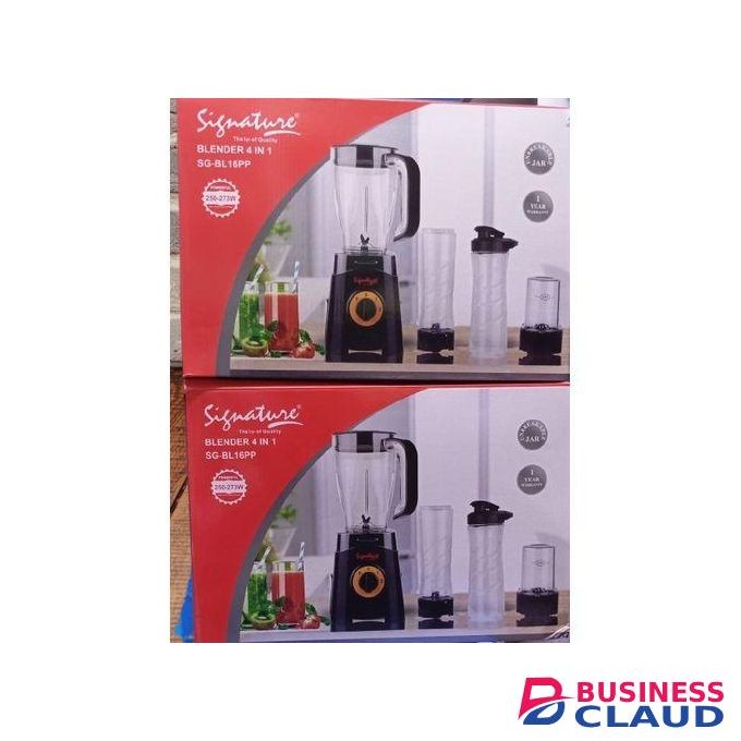 4 In 1 Blender With Grinder 1.25L