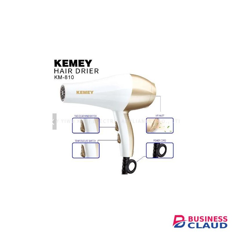 Kemey Hair Dryer/ Blow Dryer Professional KM-810