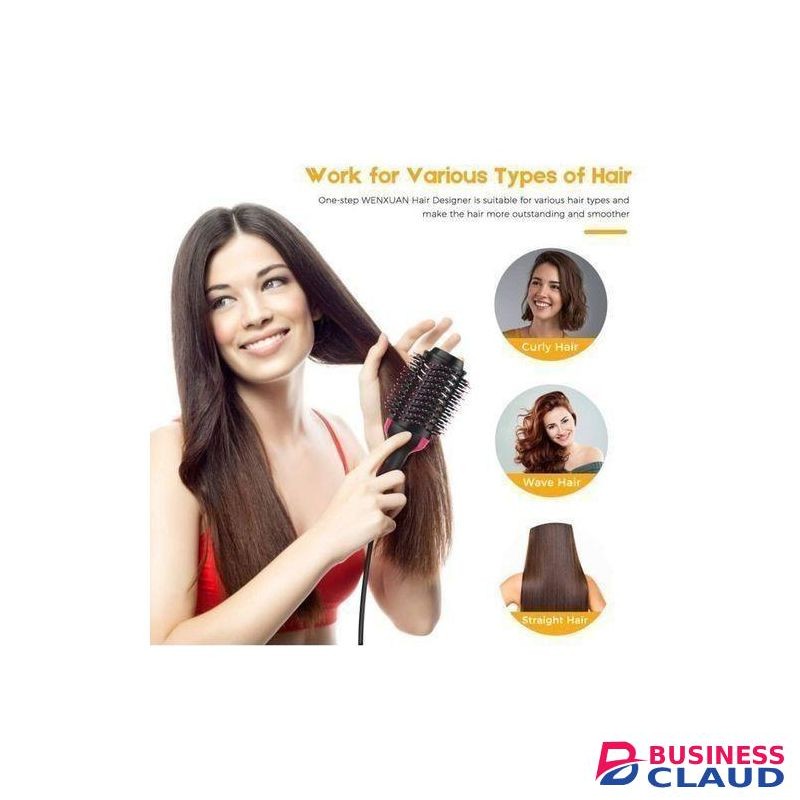 3-in-1 Electric Professional Hair Dryer, Hair Curler, Hair Straightener And Hair Brush.