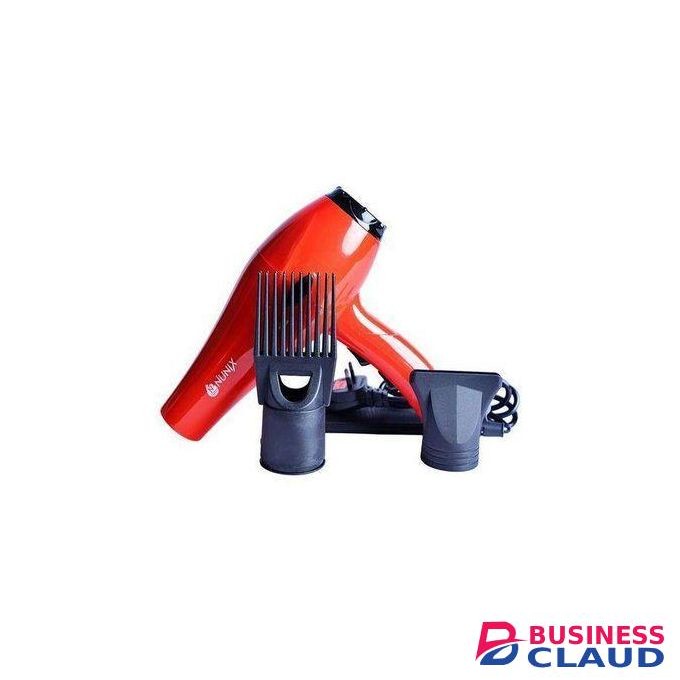 Nunix Hair Red Blow Dryer With Beauty Accessories HD-01