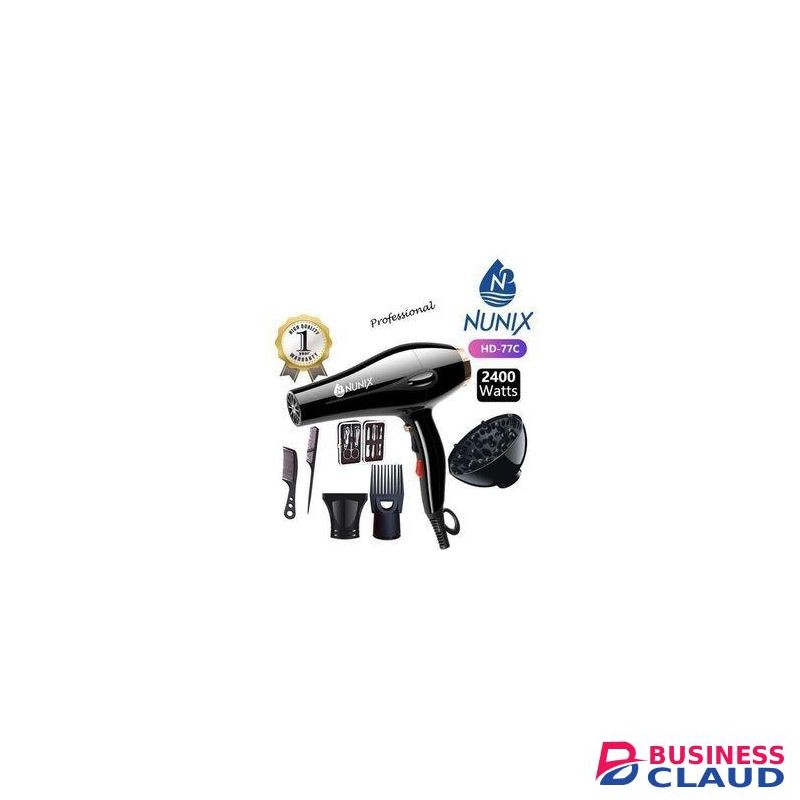 Nunix QUALITY Hair Blow DRYER WITH NAILS Accessories