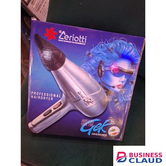 Ceriotti Super Gek 3000 Professional Ionic Hair Dryer for All Hair Types