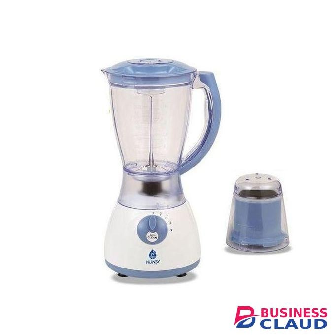 2-in-1 Electric Blender with Grinder – 4 Speed Settings, Durable Stainless Blades, Low Power Consumption
