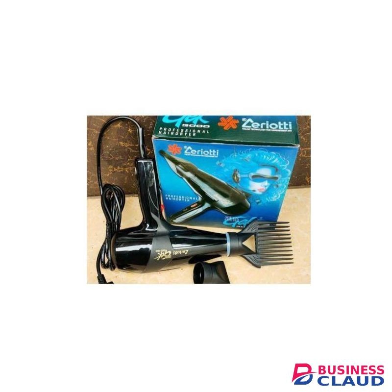 Ceriotti Zeriotti Beauty Blow Dry Hair Dryer Black