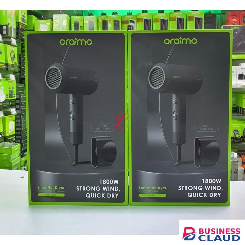 Oraimo Smart Hair Dryer OPC-HD1 – 1800W Professional Dryer With Negative Ion Technology For Smooth Finish