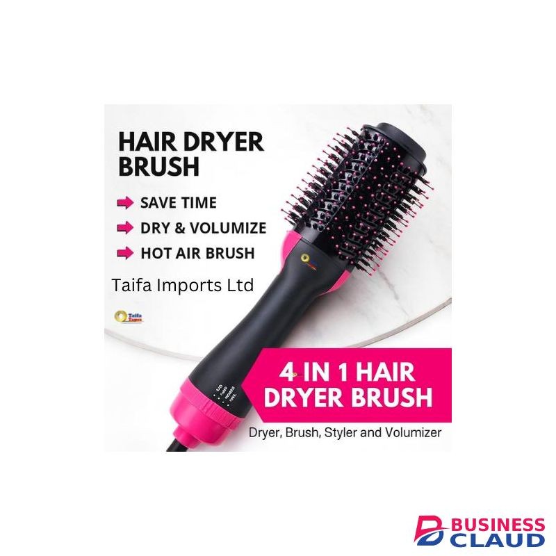 One Step Multifunctional Hair Dryer Brush – Straighten, Curl & Volumize with Ionic Heat Protection