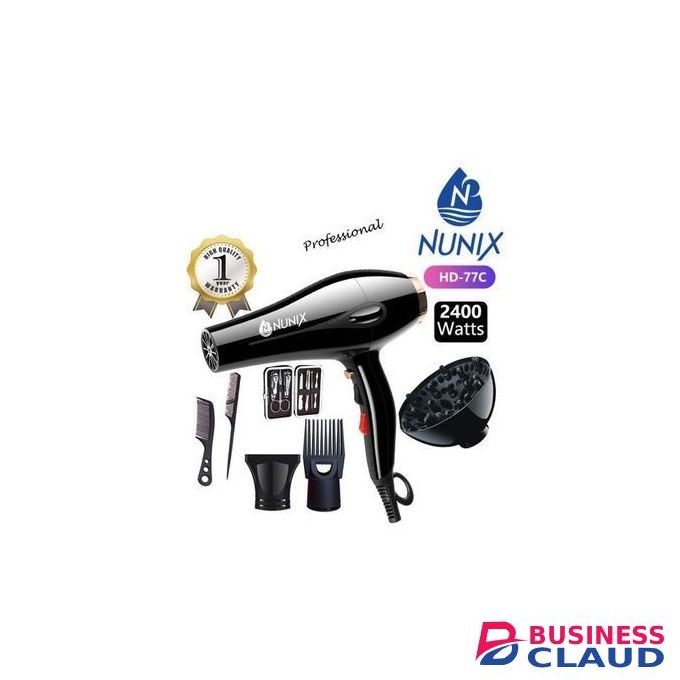 Nunix Professional Hair Dryer With Durable Motor 2400w