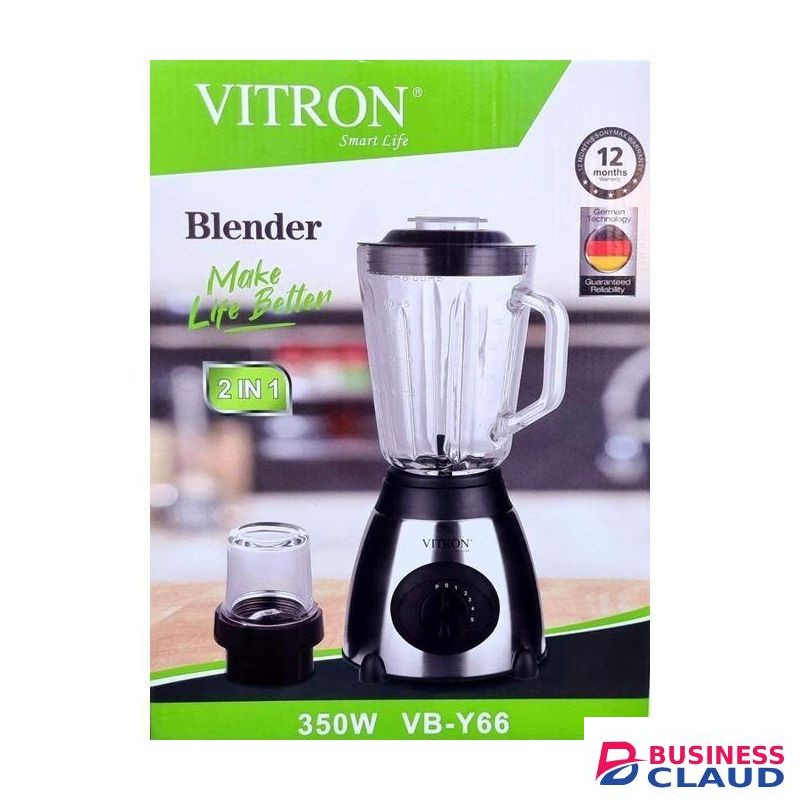 Vitron Heavy Duty 2 In 1 Blender With Grinder(350ww Motor)