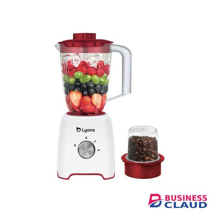 YT-138 Blender 2 In 1 With Grinder Machines 1.5L Red