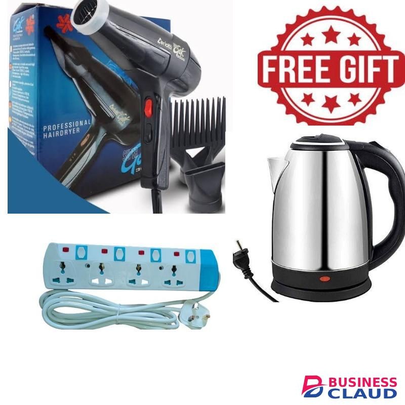 Ceriotti Super gek 3000 hair blowdry//free gifts