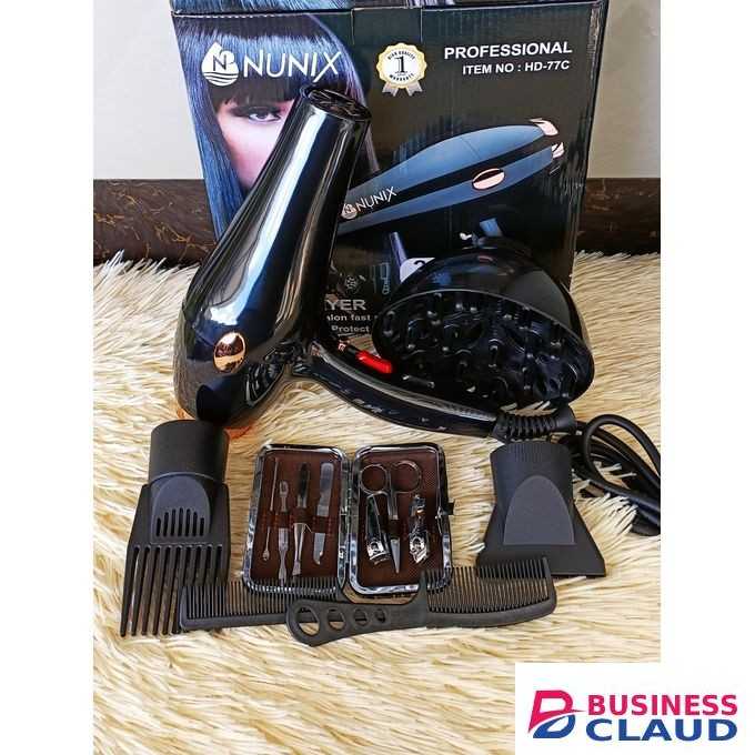 Nunix Blowdry hair straightener 2400watts with accessories