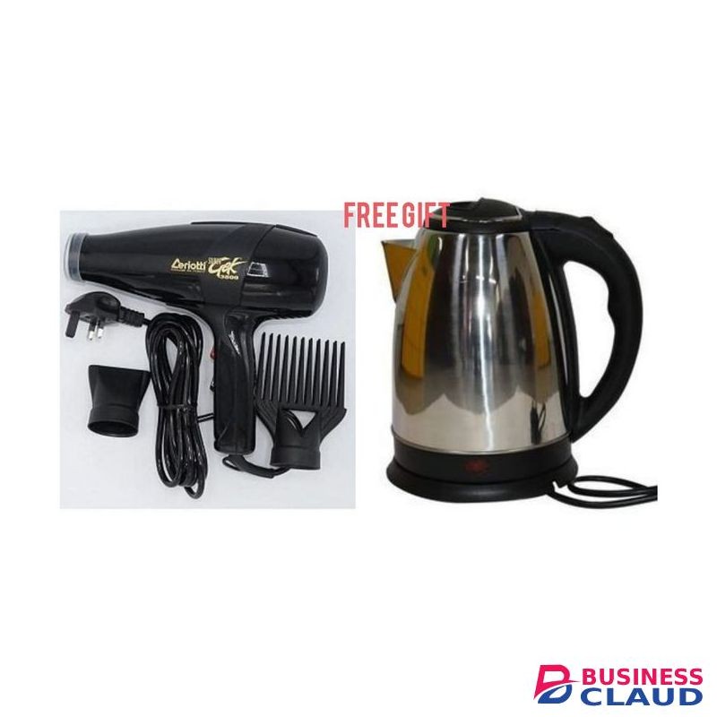 Ceriotti Hair Blow Dryer + Free Kettle