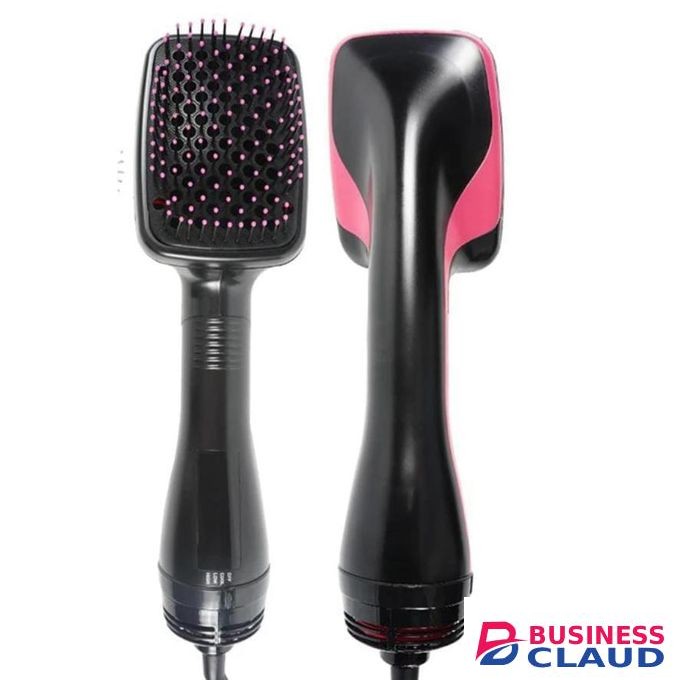 Professional 2-in-1 One-Step Hair Dryer & Volumizer Brush Negative Ion Electric Hot Air Styler, Straightener, and Blower Comb