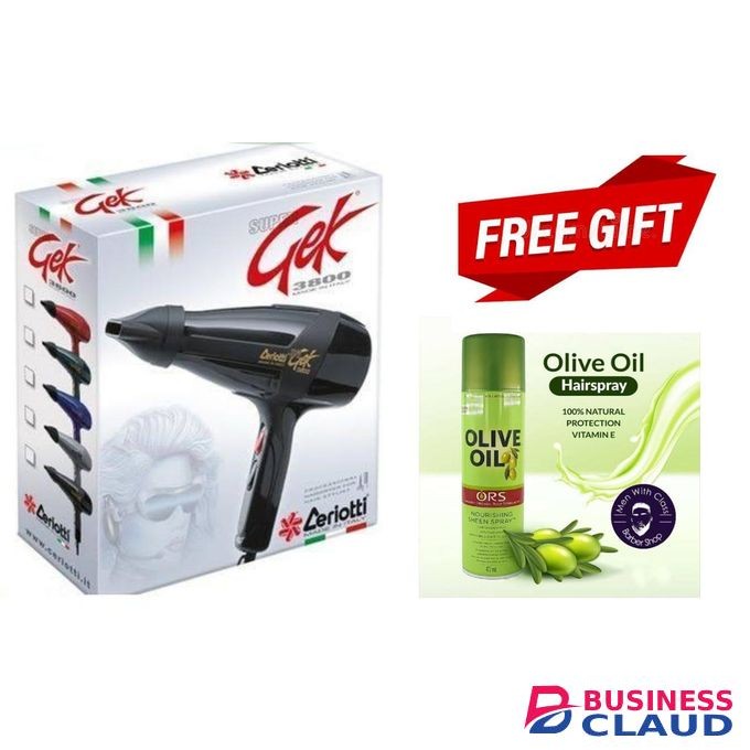 Gek SALON AND HOME BLOWDRY +FREE OILS SPRAY