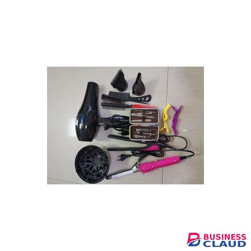 Canye Hair Blowdry Straightener & Curler With Accessories