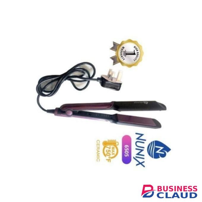 Nunix Hair Straightener Flat Iron, 2 in 1 Hair Straightener and CurlerFlat Iron, 15s Fast Heating HAir Styler Professional Hair Straightener Flat Iron