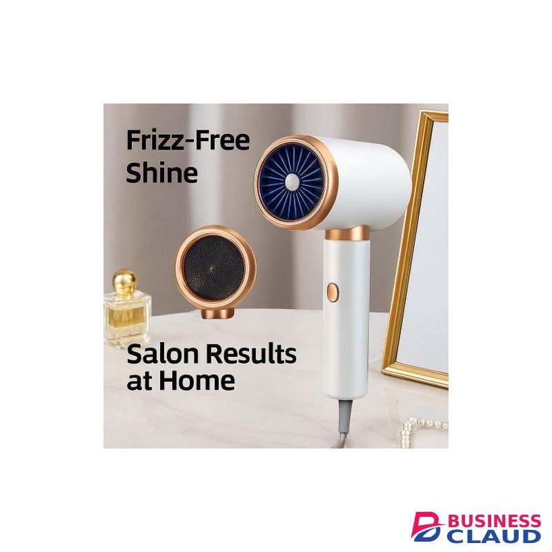 Professional Electric Hot Dryer – Negative Ions Frizz Free Shine, Overheat Protection - Quick Heating Hair Straightener Blower for All Hair Types -