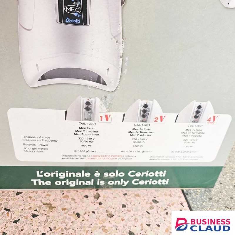 Ceriotti MADE IN ITALY MEC 1400W ULTRA POWER