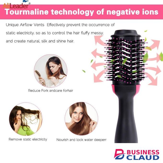 Stone Electric hair dryer ,Blow Dryer & Hair Curling Iron Rotating Brush