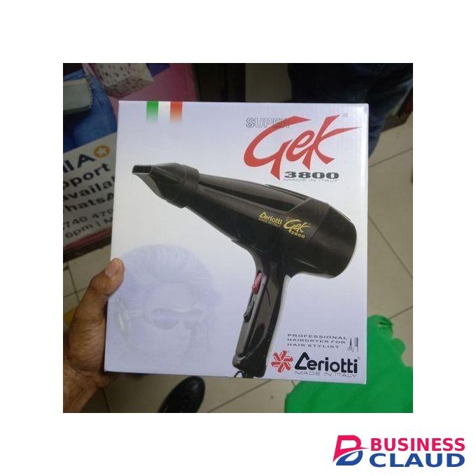 Gek Cerrioti Original Hair Dryer Blow 3800 Straightener
