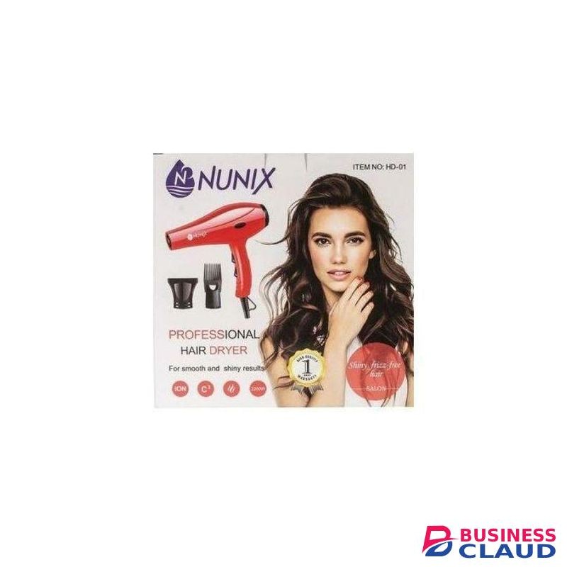 Nunix 2200W Home And Salon Hair Blow Dryer - Hair Dryer