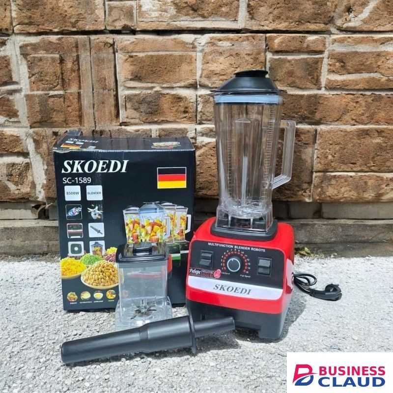 Space Efficient 2-in-1 2.5L Large Capacity Double Cup High Speed 32000 RPM Long Term Reliability Blender & Grinde