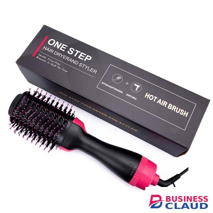 One Step" Hot Air Brush Hair Dryer and Styler, Smooth Frizz-Free Blowouts