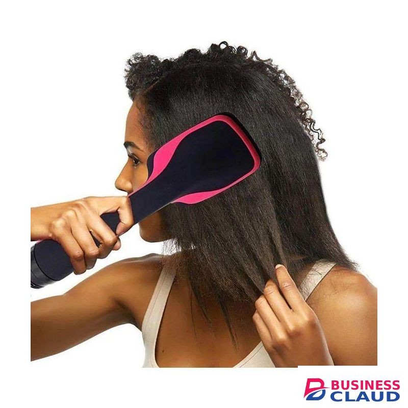 One Step 2 In 1 Hair Dryer/ Brush Hair Blower Electric Hot Air Brush - Black/pink