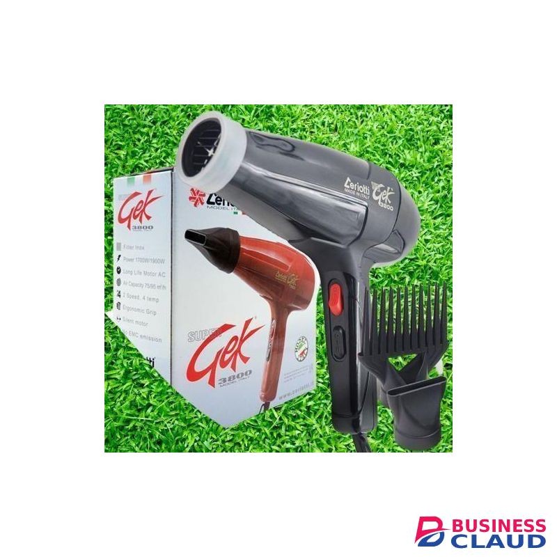 Gek cerriotti 3800 watts / Blow Dry Hair Salon With 2 Nozzole