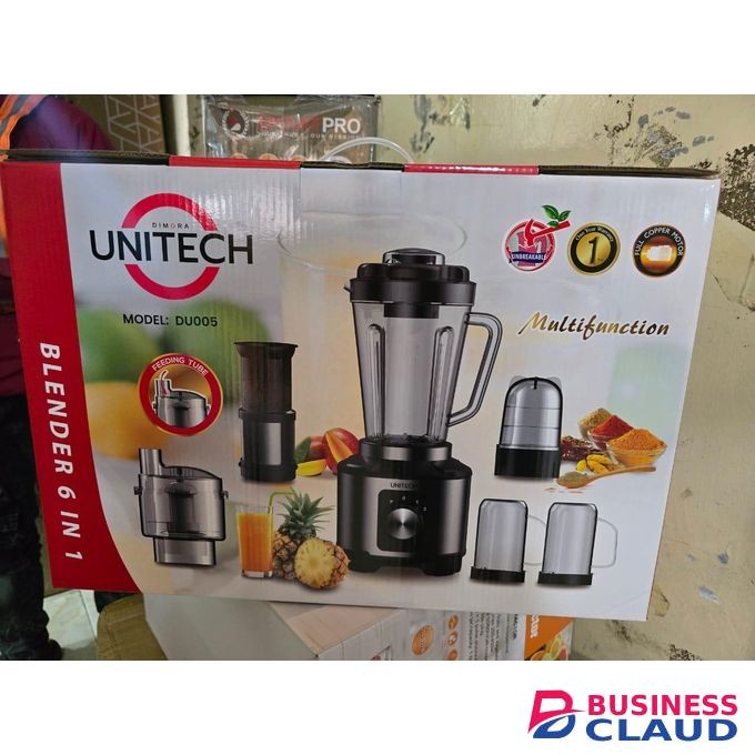 Unitech 6-in-1 Food Processor Blender