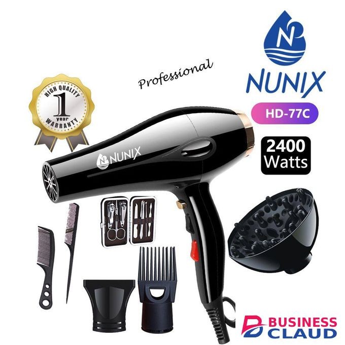 Nunix Professional hair blow drier/ straightener